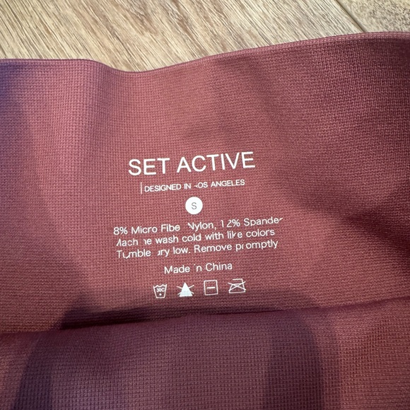 SET Active Ribbed Mauve set - Picture 4 of 8